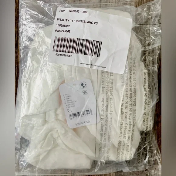 Free People Movement ~ Vitality Tee ~ * NTW *  Color ~ White ~ XS ~ - Picture 2 of 11